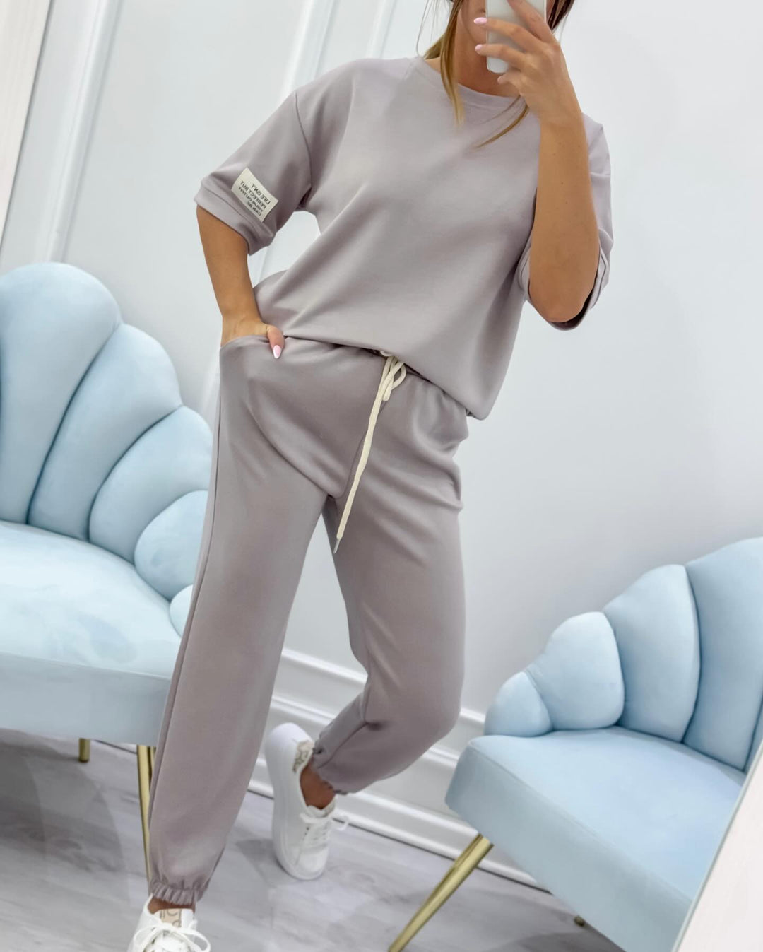 Olene™ | Komfortowy Zestaw Lounge z Krótkim Rękawem