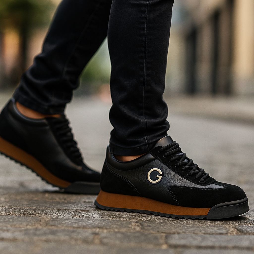 Eleganckie Skórzane Buty