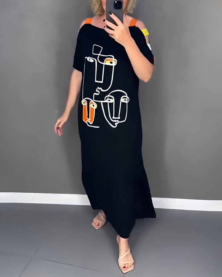 Syl™ | Sukienka Letnia z Wzorem
