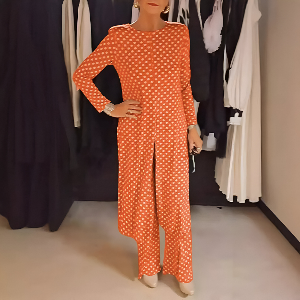 Jeanne™ | Zestaw Dwu Częściowy z Radosnymi Groszkami