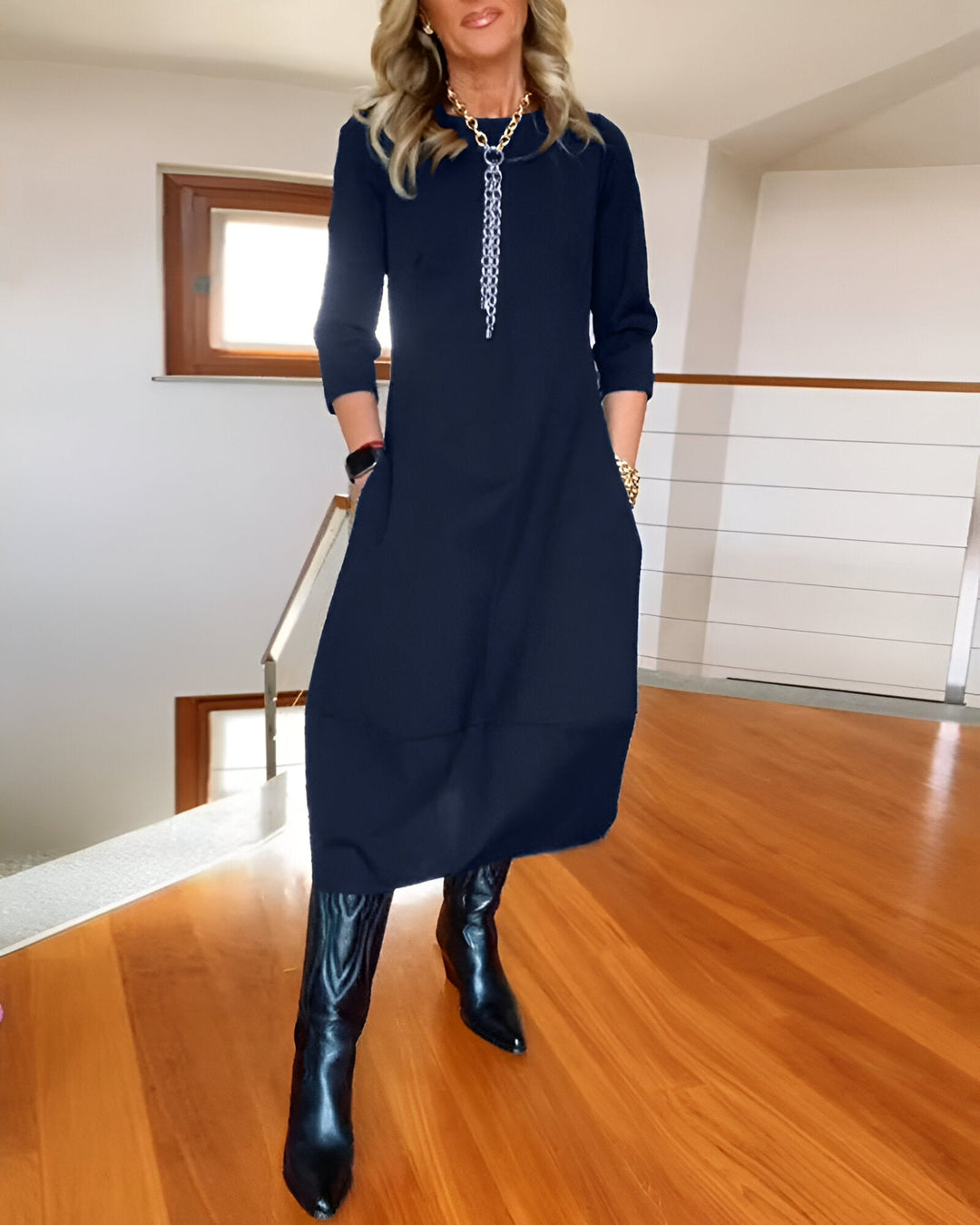 Élodie™ | Elegancka Sukienka Gładka
