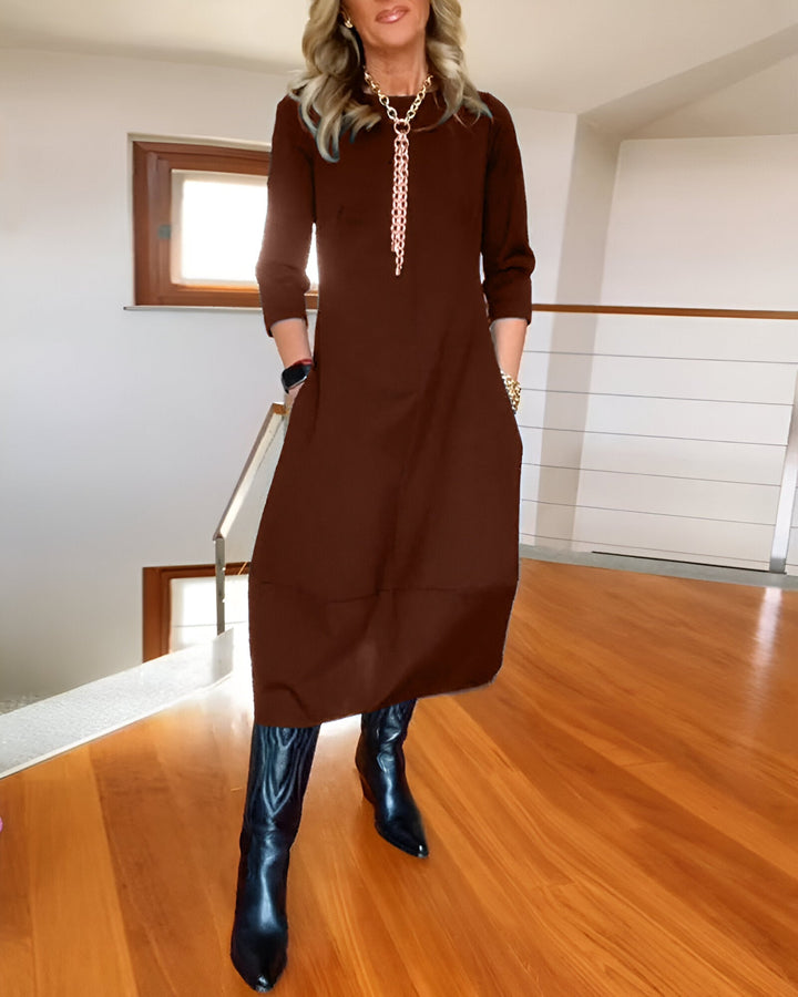 Élodie™ | Elegancka Sukienka Gładka