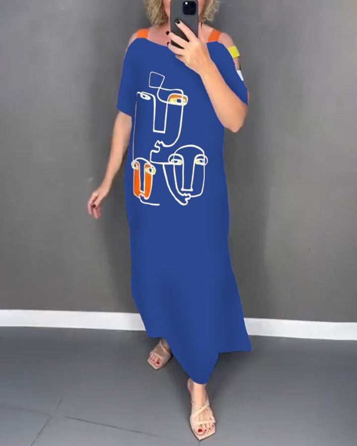 Syl™ | Sukienka Letnia z Wzorem