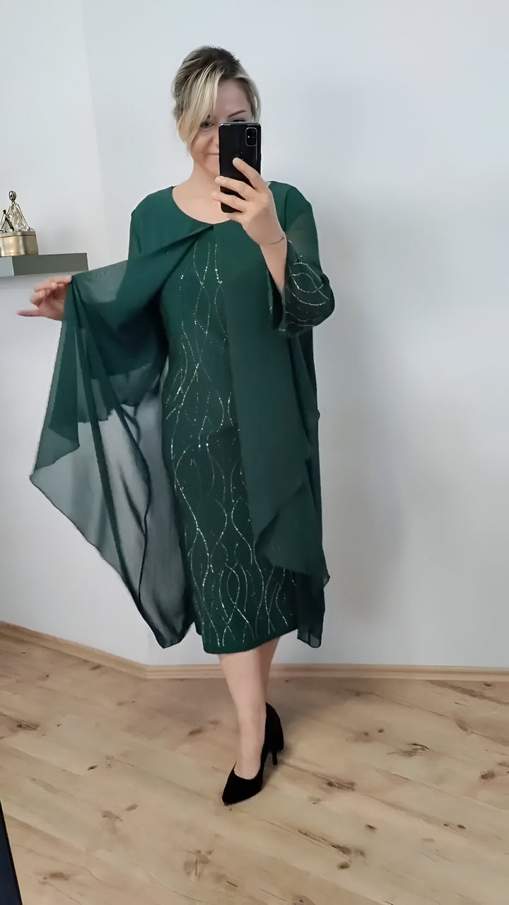 Claudia™ | Elegancka sukienka z płynna warstwą