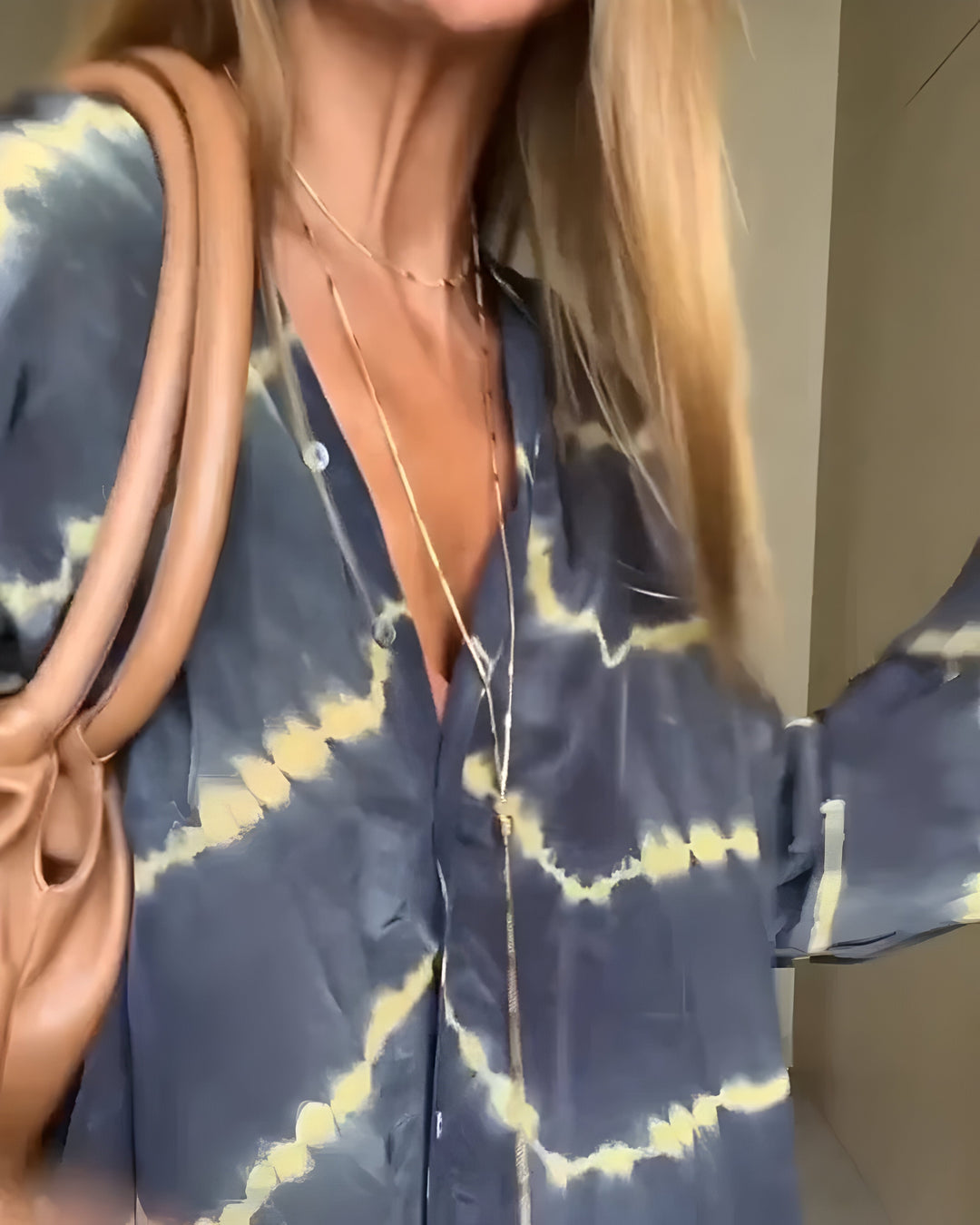 Lena™ | Długa Sukienka Boho w Paski