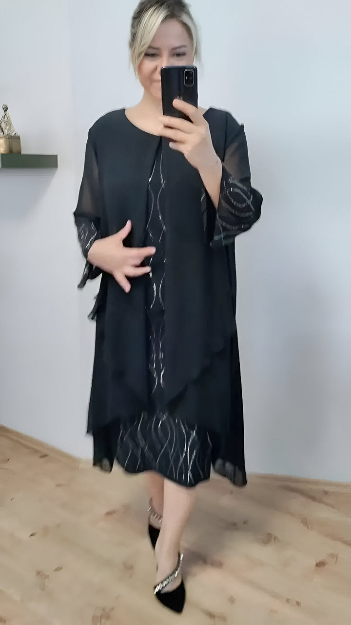 Claudia™ | Elegancka sukienka z płynna warstwą