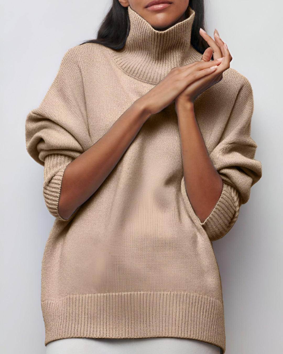 Liora™ | Sweter z Golfem w Luźnym Kroju