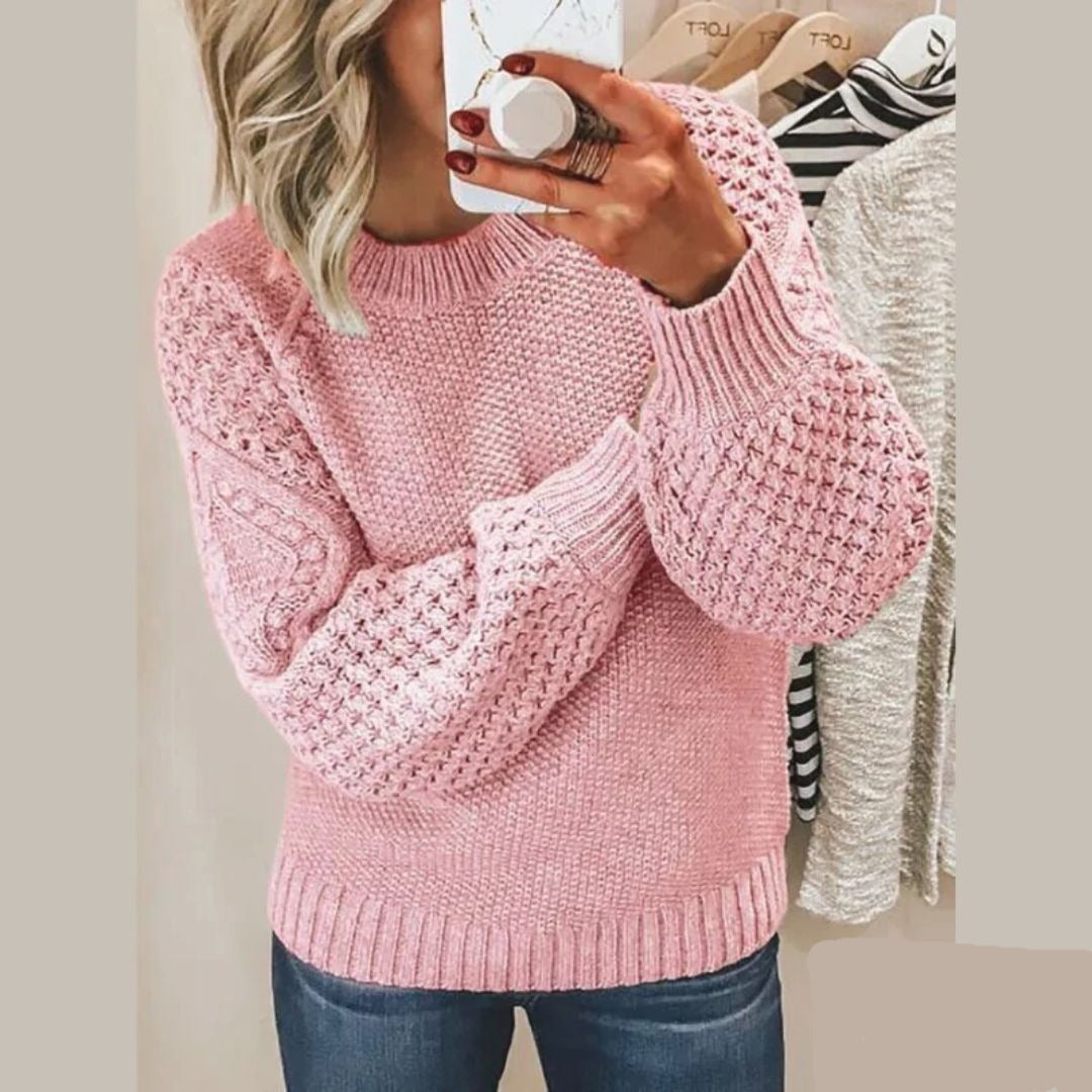 Amira™ | Sweter z miękkiej dzianiny
