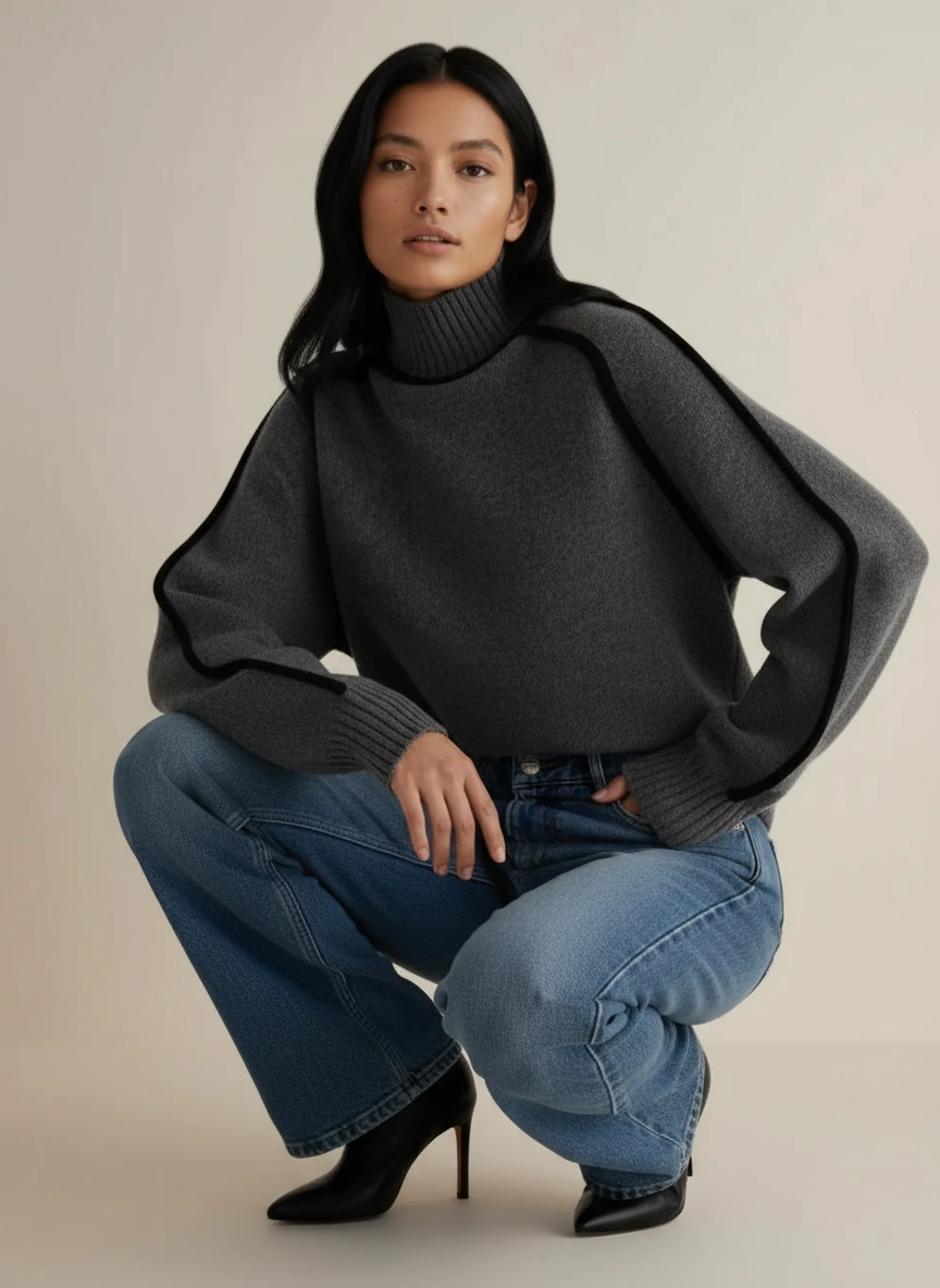 Zofia™ | Sweter z Golfem Essential