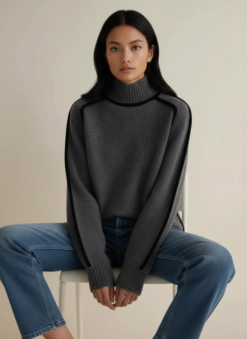 Zofia™ | Sweter z Golfem Essential