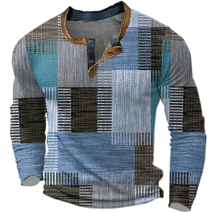 Tymon | Kolorowy Sweter Męski