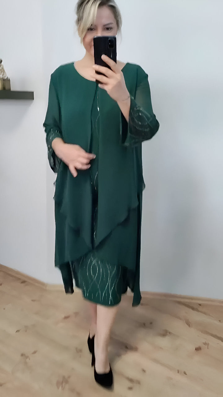 Claudia™ | Elegancka sukienka z płynna warstwą