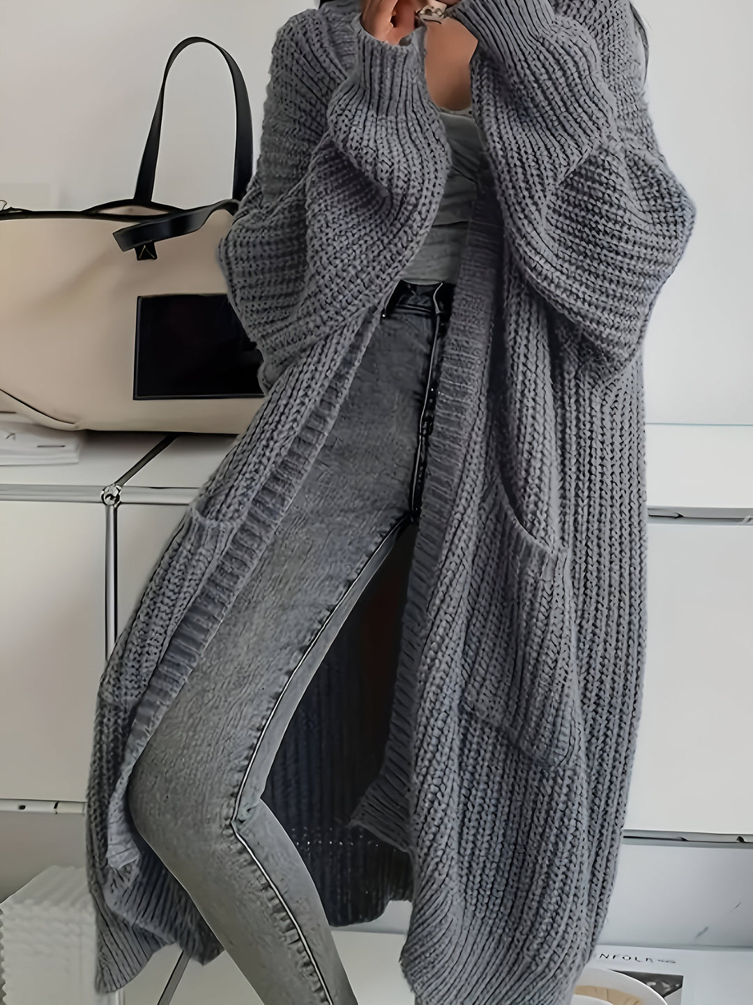 Noeline™ | Sweter Z Dzianiny