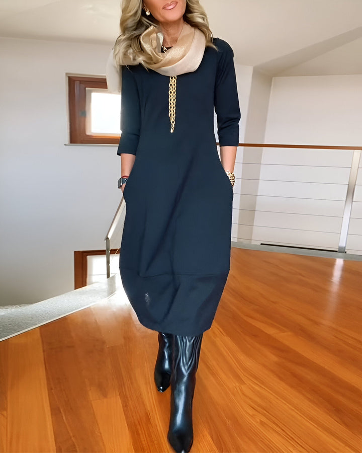Élodie™ | Elegancka Sukienka Gładka
