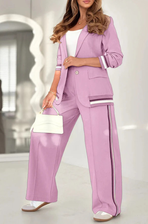 Irena™ | Stylowy Zestaw w Paski