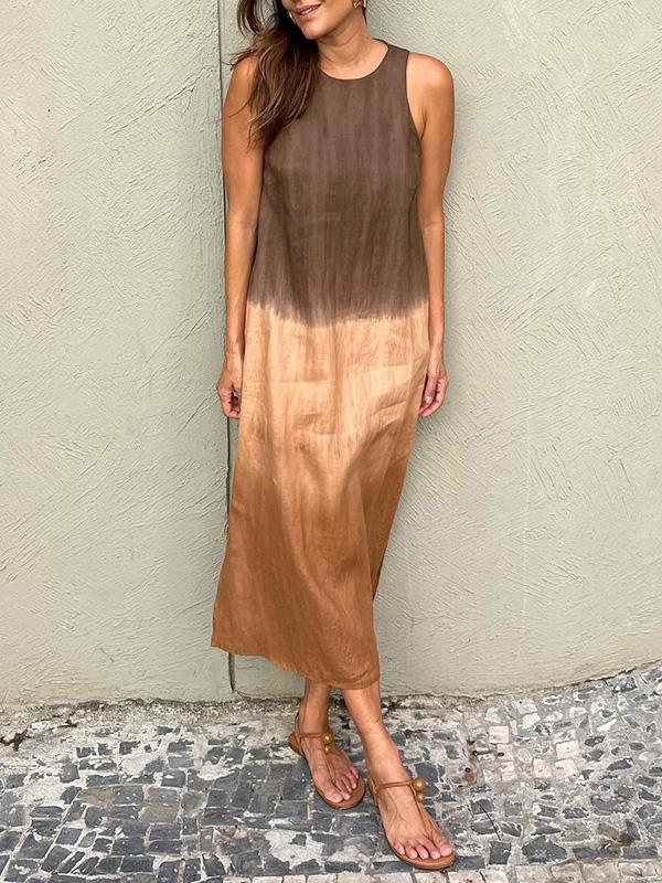 Aniela™ | Zwiewna Sukienka z Naturalnym Wzorem