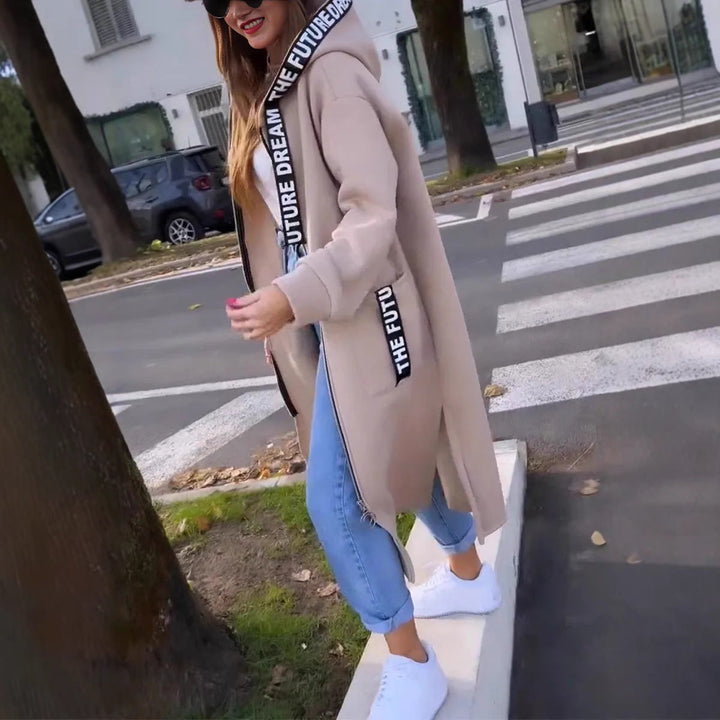 Elaine™ | Długa Bluza z Kapturem