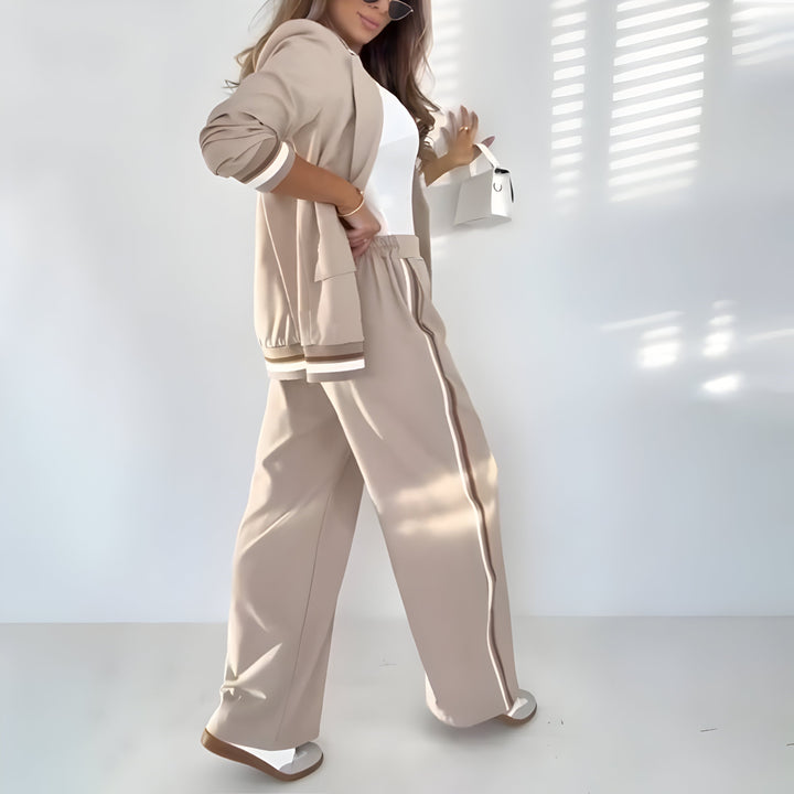 Irena™ | Stylowy Zestaw w Paski